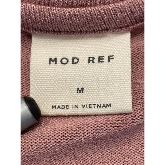 MOD REF short sleeve sweater blouse Medium rose pink - Picture 3 of 7